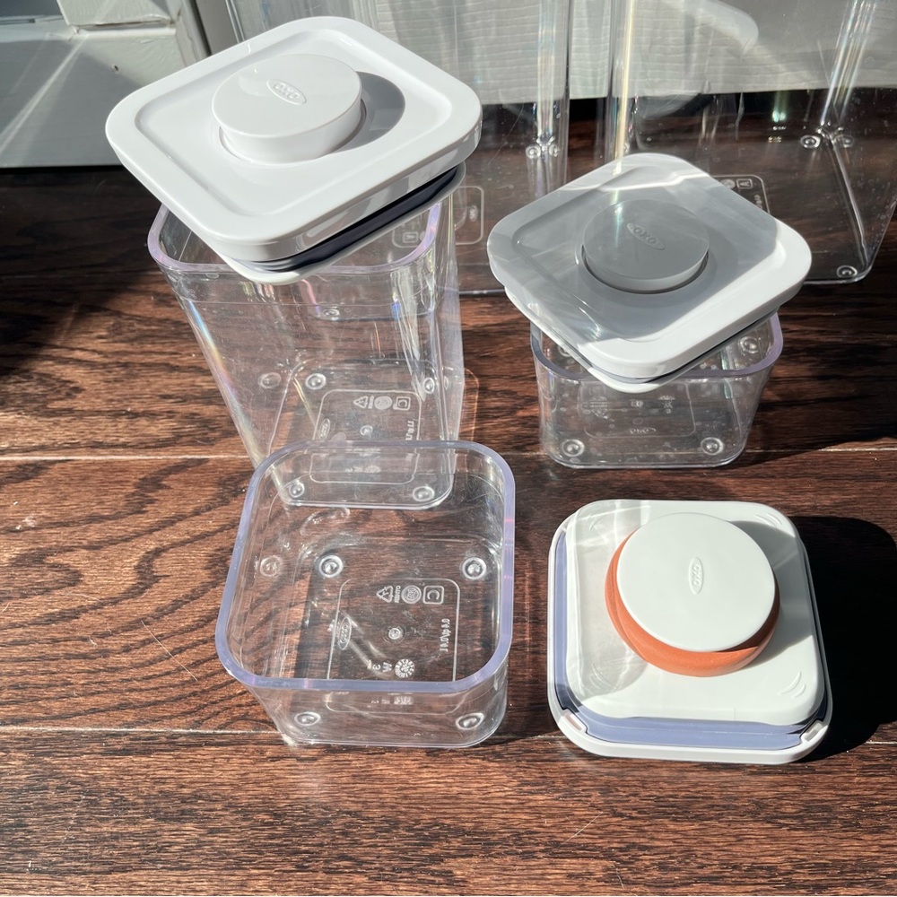 OXO 5-Piece Plastic Pop Container Set - Picture 4 of 12